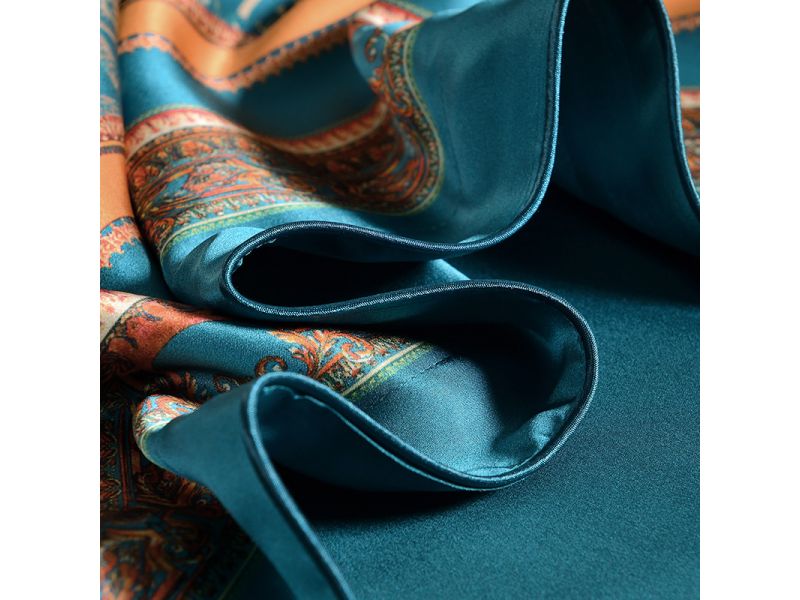 Набор шелкового постельного белья с узорами. 1001 ночь. Натуральный 100% шелк, фото 7