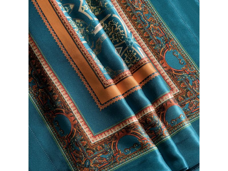 Набор шелкового постельного белья с узорами. 1001 ночь. Натуральный 100% шелк, фото 8