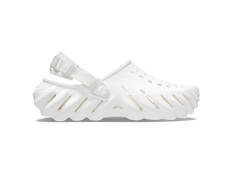 Сабо Crocs Echo Clog білі — вигляд збоку