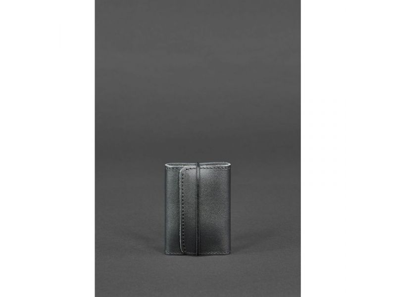 Кожаный кард-кейс 1.1 черный, фото 1