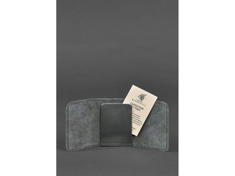 Кожаный кард-кейс 1.1 черный, фото 2