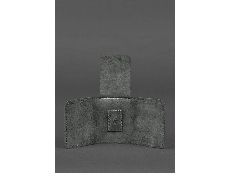 Кожаный кард-кейс 1.1 черный, фото 3