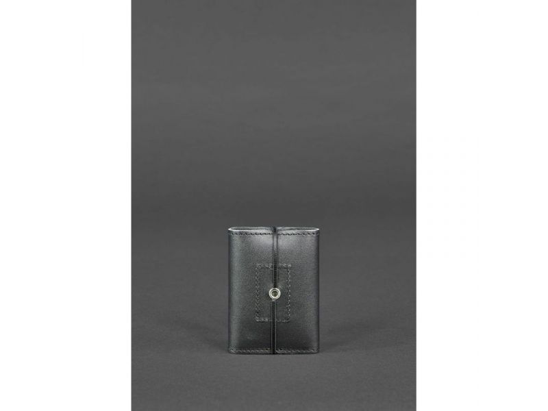 Кожаный кард-кейс 1.1 черный, фото 4