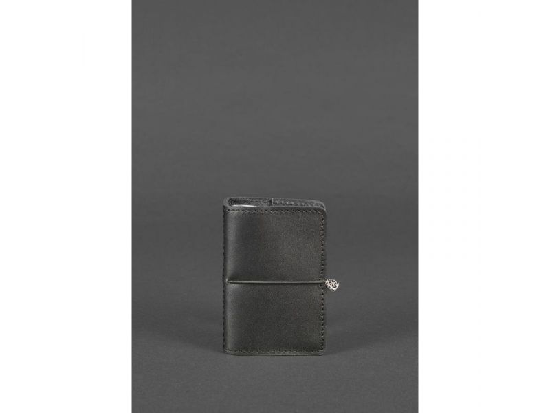 Кожаный кард-кейс 7.0 черный, фото 1