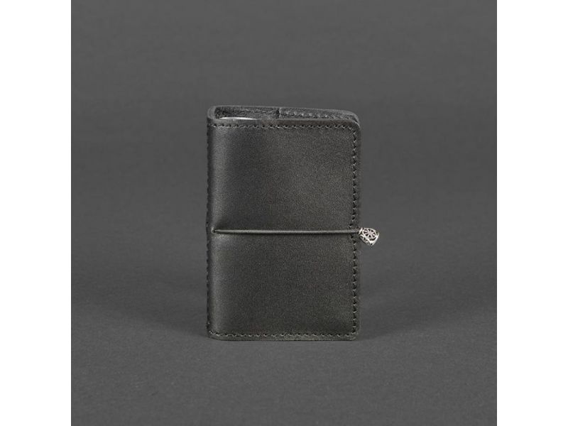 Кожаный кард-кейс 7.0 черный, фото 4