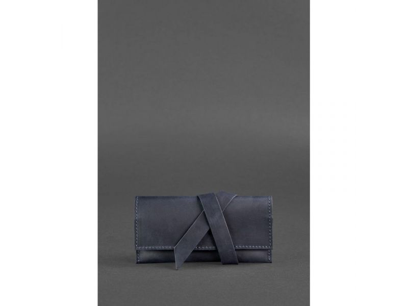 Кожаный кисет для табака 1.0 синий, фото 1