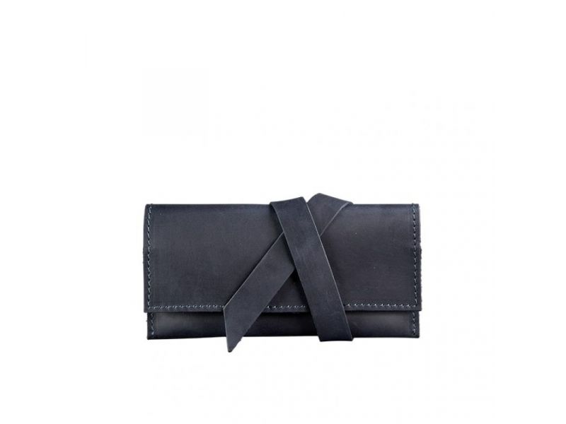 Кожаный кисет для табака 1.0 синий, фото 6