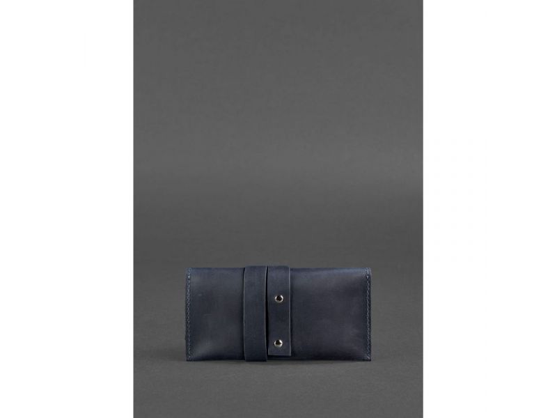 Кожаный кисет для табака 1.0 синий, фото 4