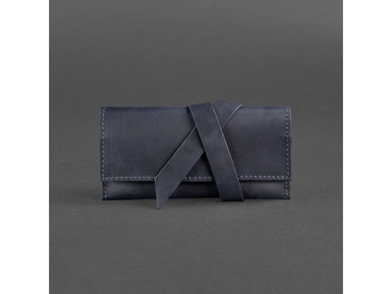 Кожаный кисет для табака 1.0 синий, фото 5