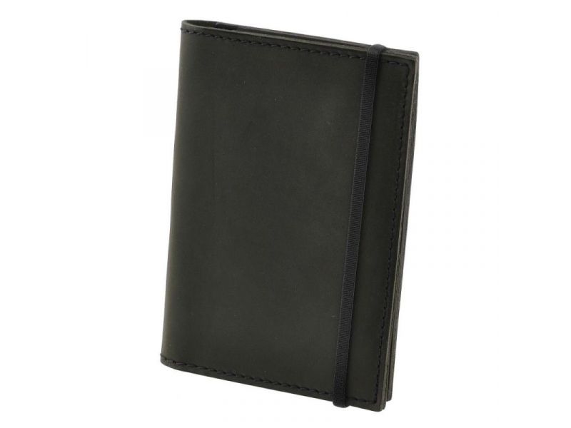 Кожаная обложка для паспорта 2.0 черная, фото 6