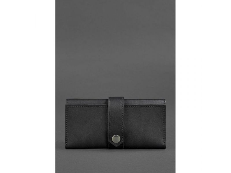 Кожаное портмоне 3.0 черное Krast, фото 1