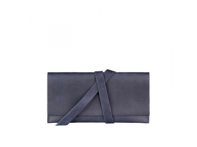 Кожаный тревел-кейс Voyager 1.0 синий Crazy Horse, фото 6