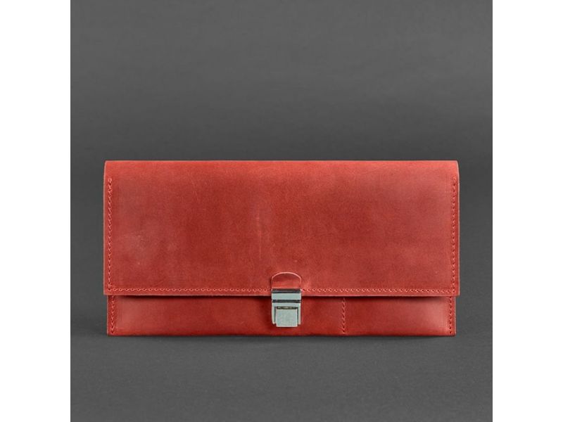 Кожаный женский тревел-кейс Journey 2.0 Коралл, фото 4