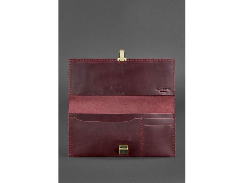 Кожаный тревел-кейс Journey 2.0 Crazy Horse бордовый, фото 3