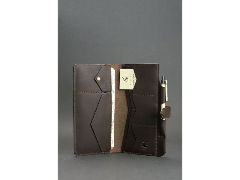 Кожаный тревел-кейс 4.0 темно-коричневый, фото 3