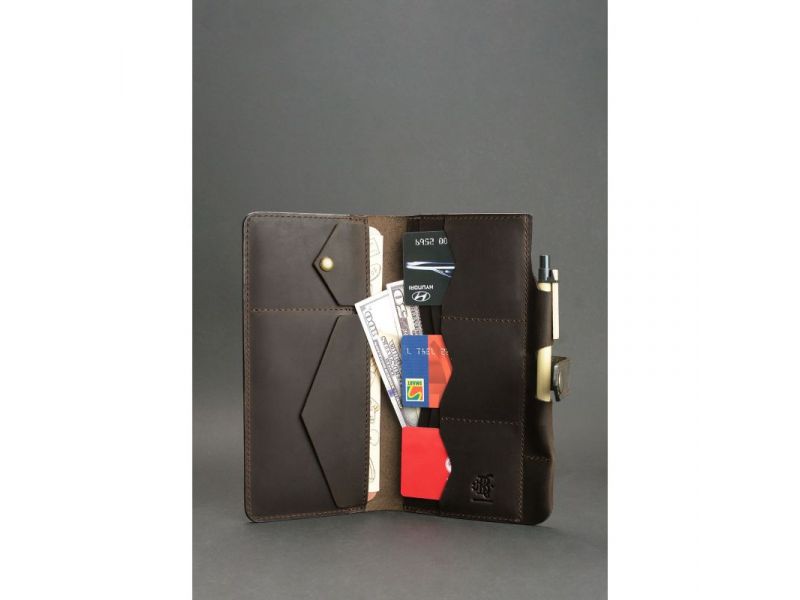 Кожаный тревел-кейс 4.0 темно-коричневый, фото 2