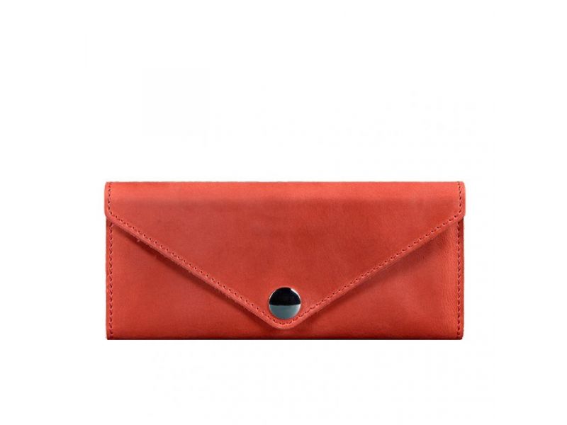 Женский кожаный кошелек Керри 1.0 коралловый, фото 6