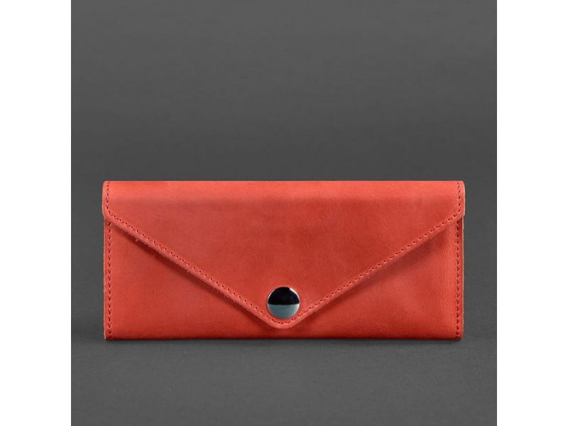Женский кожаный кошелек Керри 1.0 коралловый, фото 5
