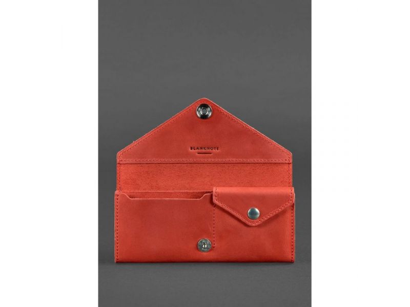 Женский кожаный кошелек Керри 1.0 коралловый, фото 3