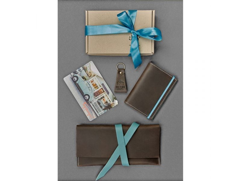 Набор кожаных аксессуаров для путешественника Флоренция, фото 2