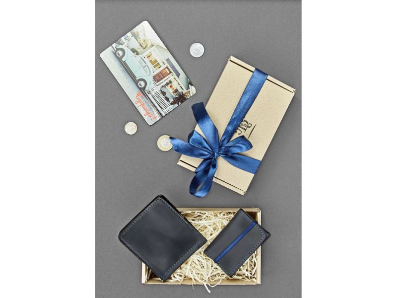 Мужской подарочный набор кожаных аксессуаров Токио, фото 2