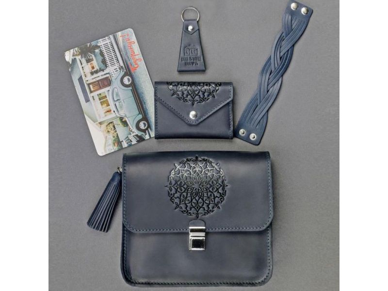 Женский подарочный набор кожаных аксессуаров Лондон, фото 3