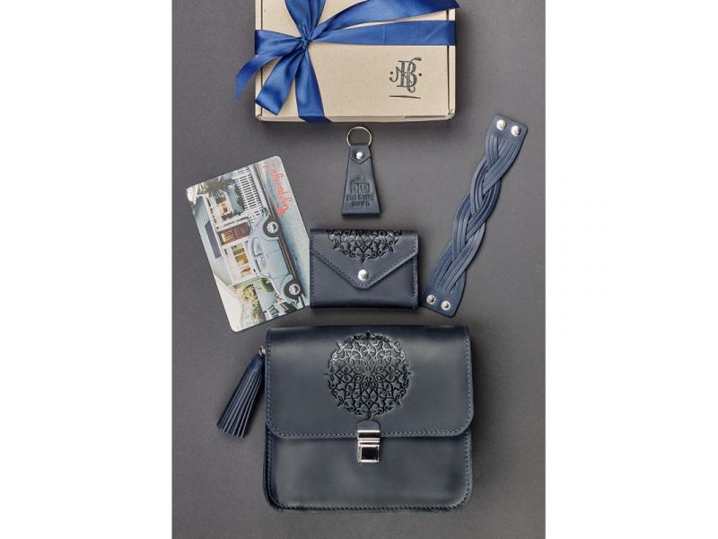 Женский подарочный набор кожаных аксессуаров Лондон, фото 2