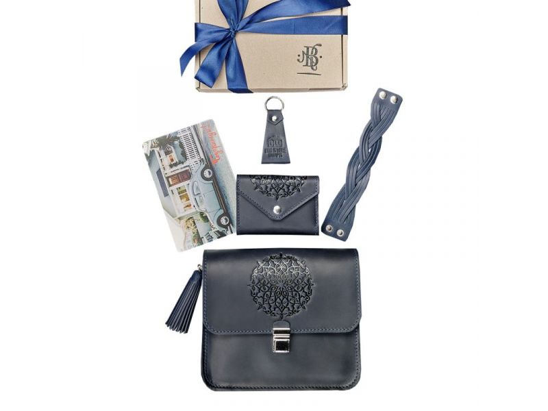 Женский подарочный набор кожаных аксессуаров Лондон, фото 4