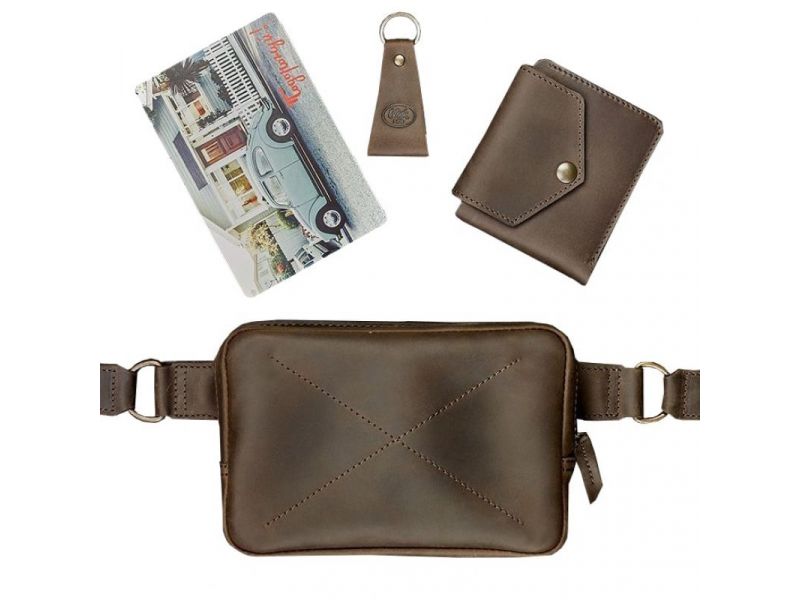 Подарочный набор кожаных аксессуаров Орландо, фото 4