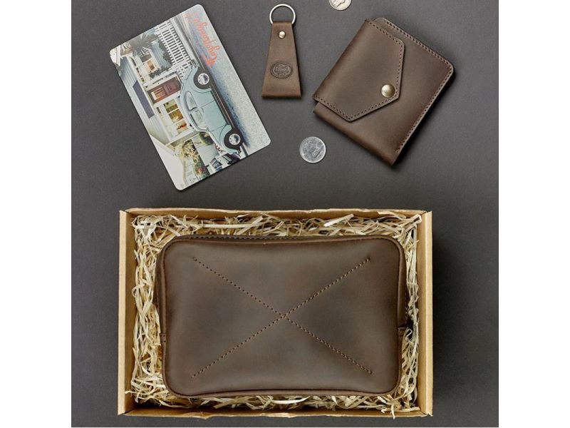 Подарочный набор кожаных аксессуаров Орландо, фото 3