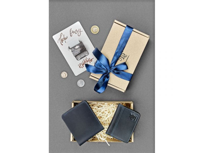 Мужской подарочный набор кожаных аксессуаров Гамбург, фото 3