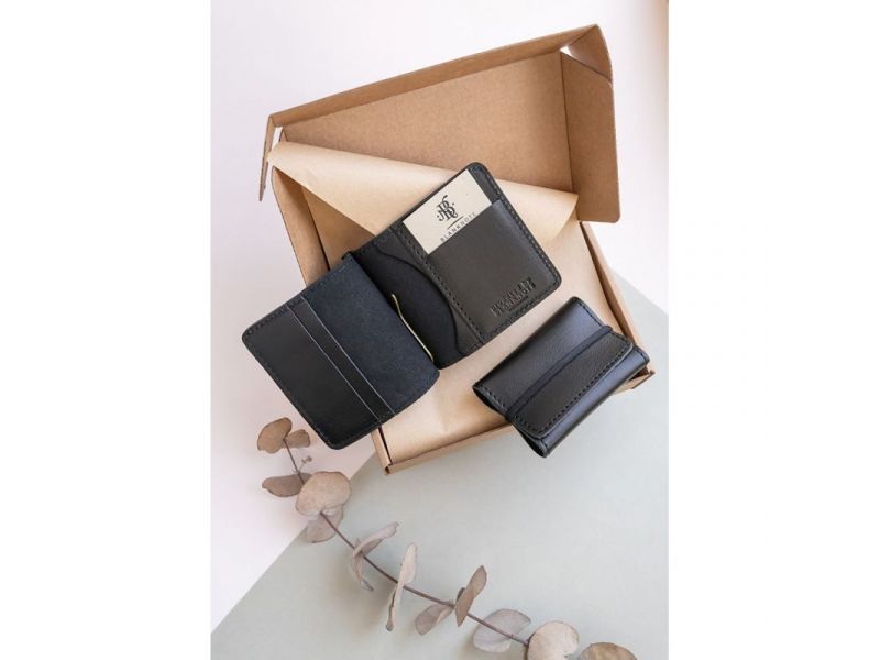 Мужской подарочный набор кожаных аксессуаров Сан-Франциско, фото 1