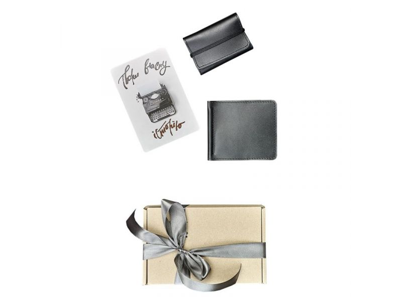 Мужской подарочный набор кожаных аксессуаров Сан-Франциско, фото 5