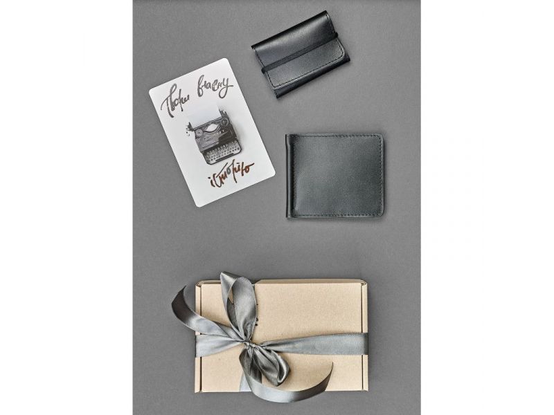 Мужской подарочный набор кожаных аксессуаров Сан-Франциско, фото 3