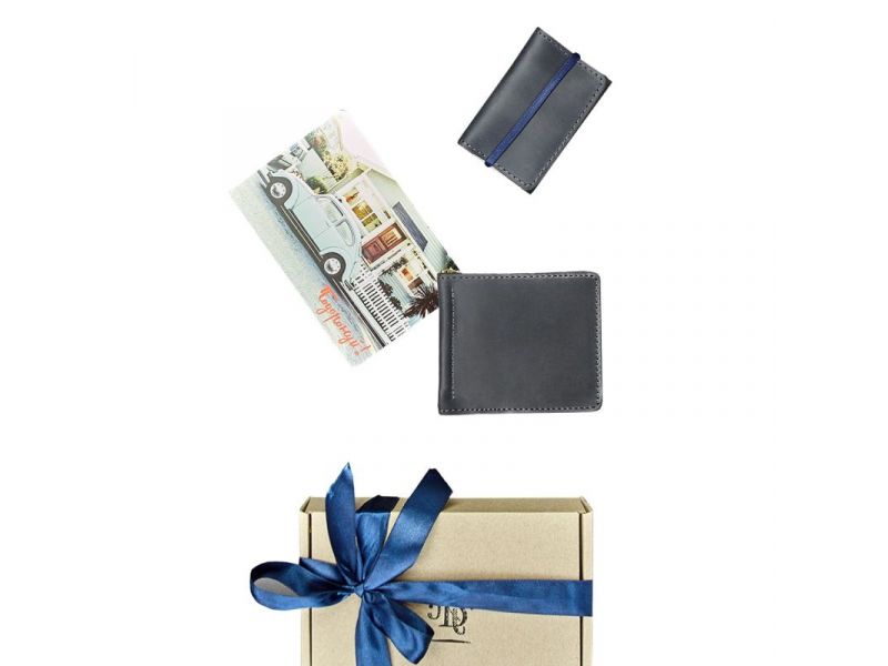 Мужской подарочный набор кожаных аксессуаров Токио, фото 4