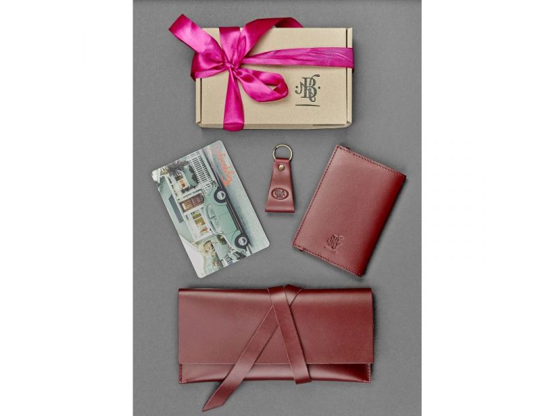 Набор кожаных аксессуаров для путешественника Венеция Краст, фото 2