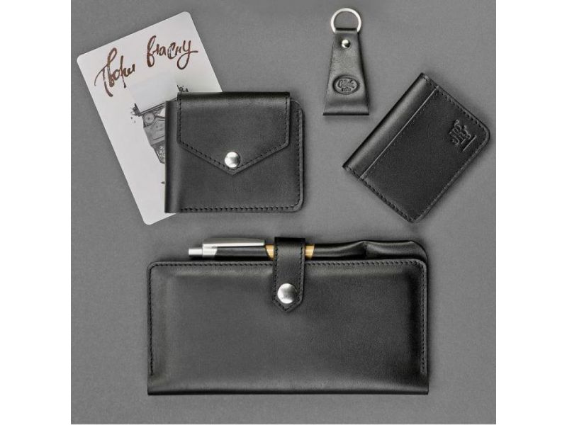 Набор кожаных аксессуаров для путешественника Дублин (кожа krast), фото 4