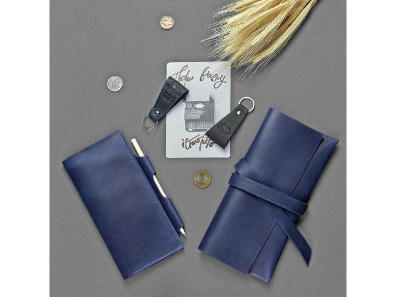 Набор кожаных аксессуаров путешественнику Рим для пары, фото 3