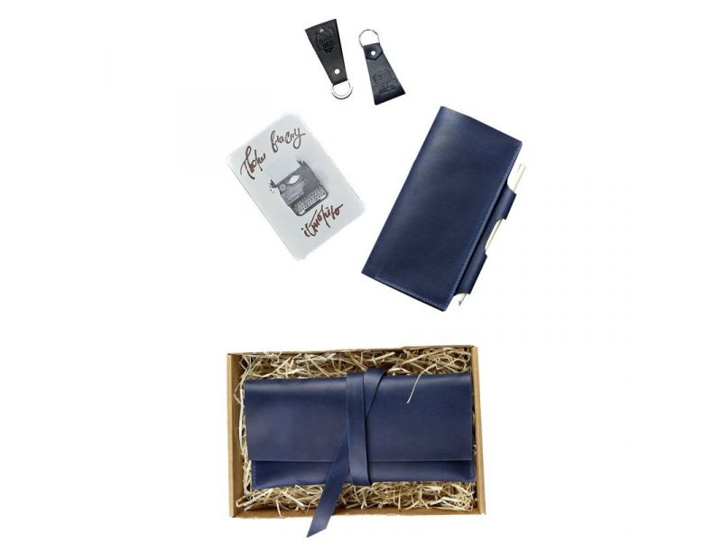 Набор кожаных аксессуаров путешественнику Рим для пары, фото 4