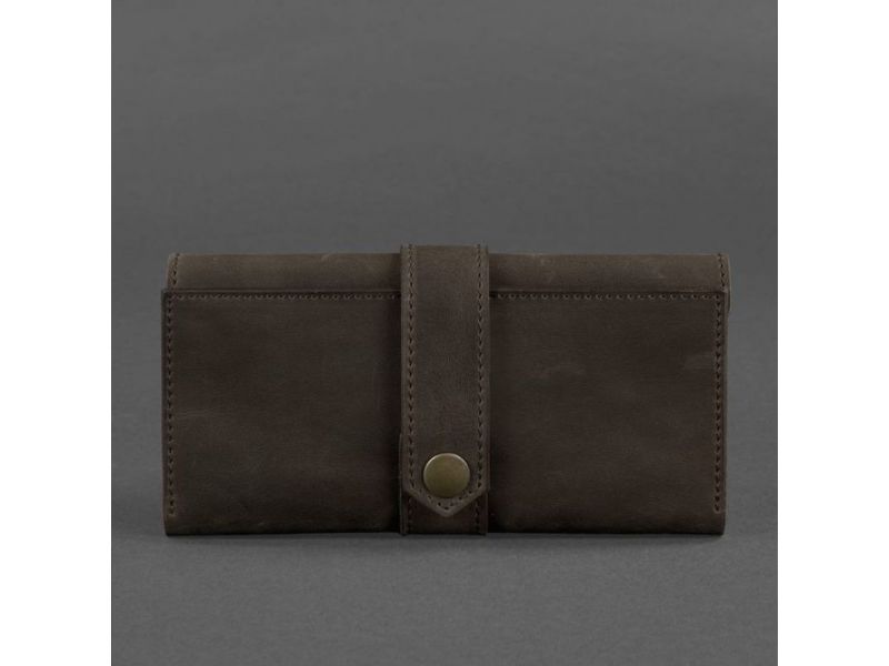 Кожаное портмоне 3.0 темно-коричневое, фото 5