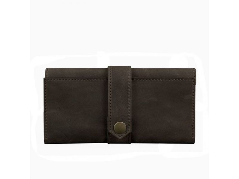 Кожаное портмоне 3.0 темно-коричневое, фото 6