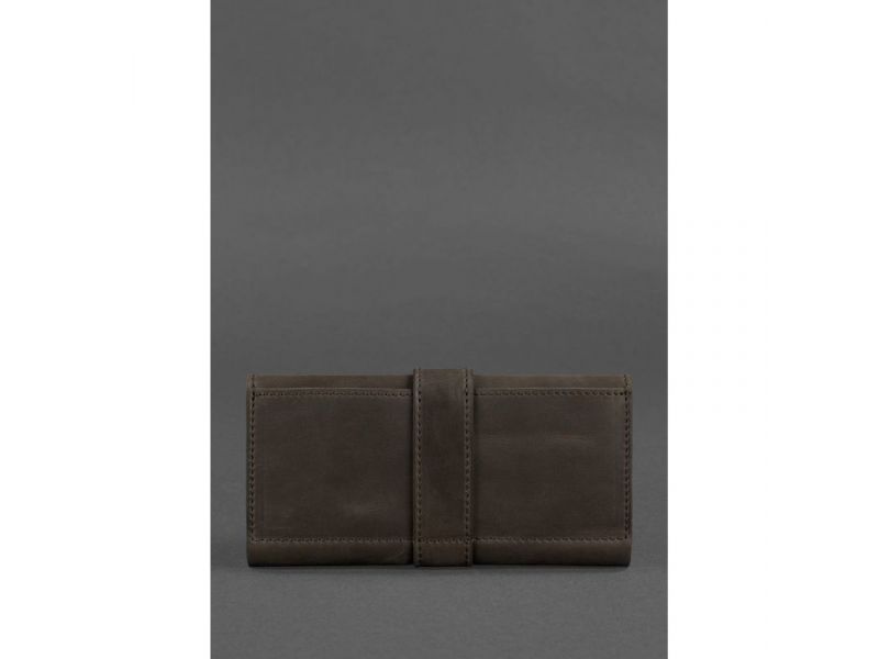 Кожаное портмоне 3.0 темно-коричневое, фото 4