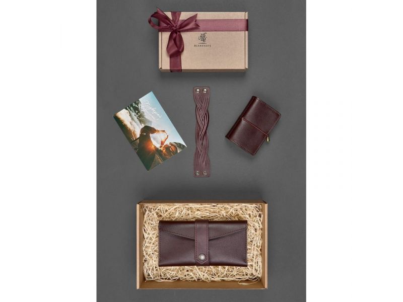 Женский подарочный набор кожаных аксессуаров Париж, фото 1