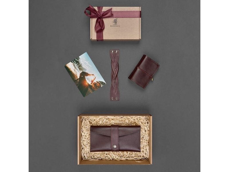 Женский подарочный набор кожаных аксессуаров Париж, фото 3