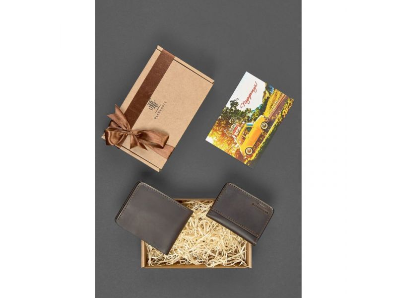Мужской подарочный набор кожаных аксессуаров Бангкок, фото 3