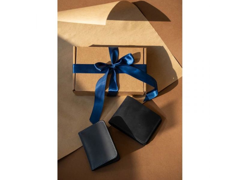Мужской подарочный набор кожаных аксессуаров Гамбург, фото 1