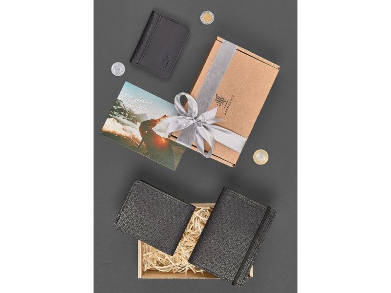 Мужской подарочный набор кожаных аксессуаров Милан, фото 3