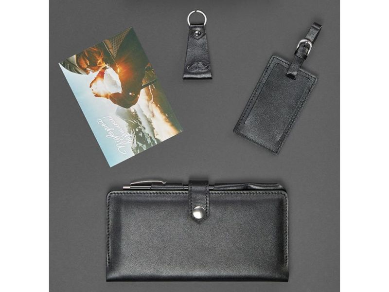 Набор кожаных аксессуаров для путешественника Берлин, фото 3