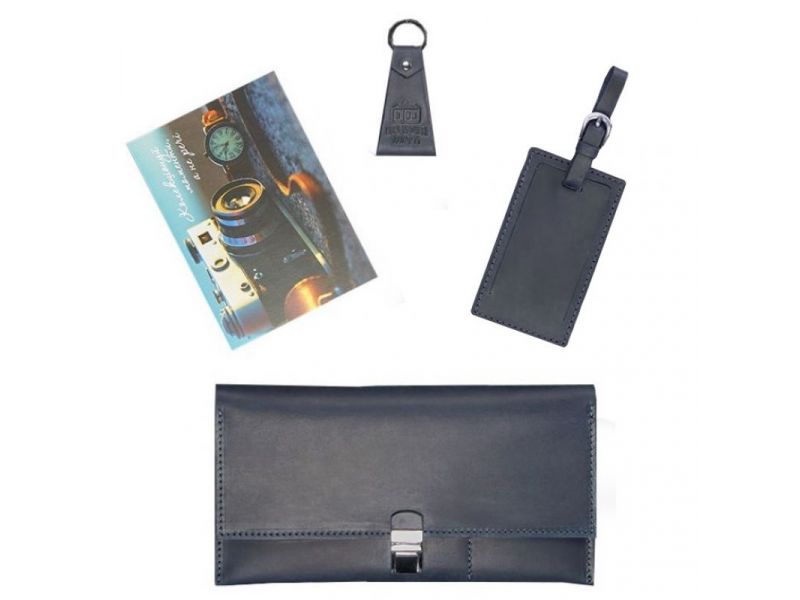 Набор кожаных аксессуаров для путешественника Неаполь, фото 5