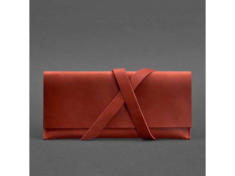 Кожаный женский тревел-кейс Voyager 1.0 Коралл, фото 4